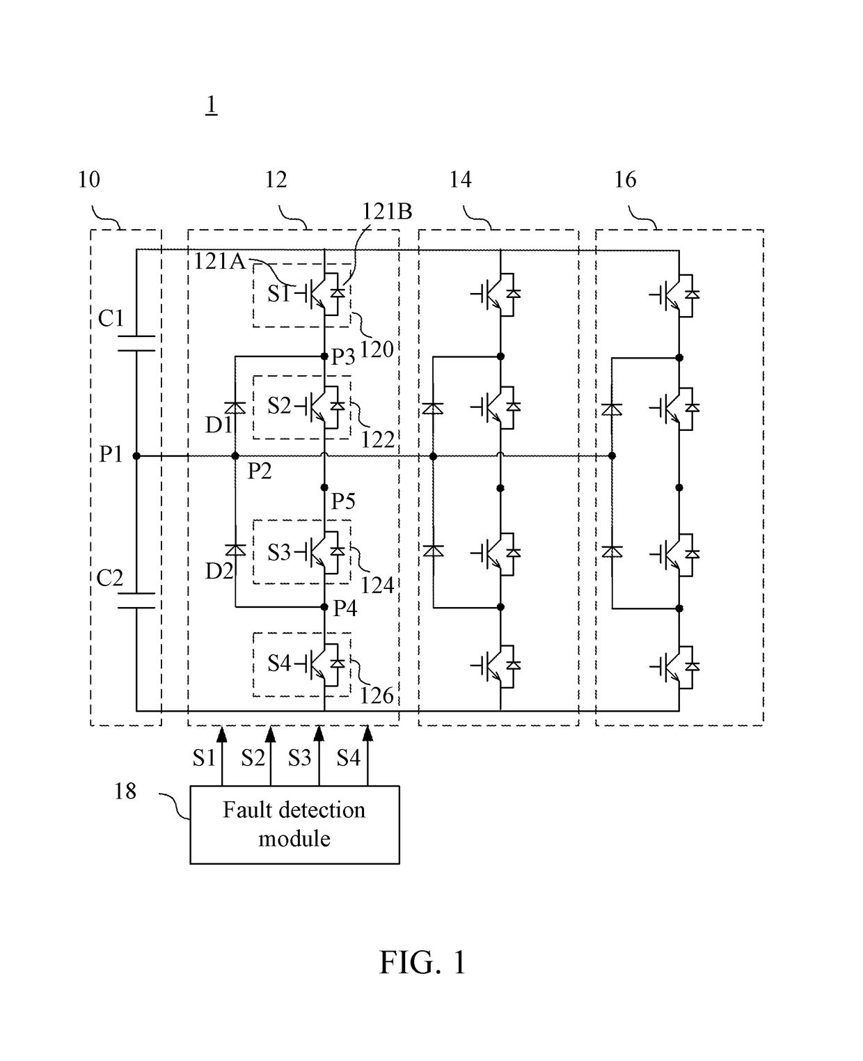 Short-circuit detection device and method used in inverter circuit