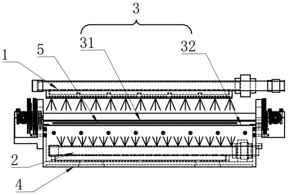 Soaking equipment and etching line film removing method