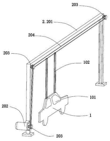 Test method and device for calibrating lateral coming vehicle by head-on collision prevention system