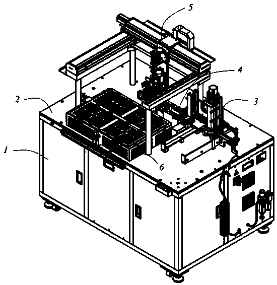 Chip arrangement machine used for chip packaging