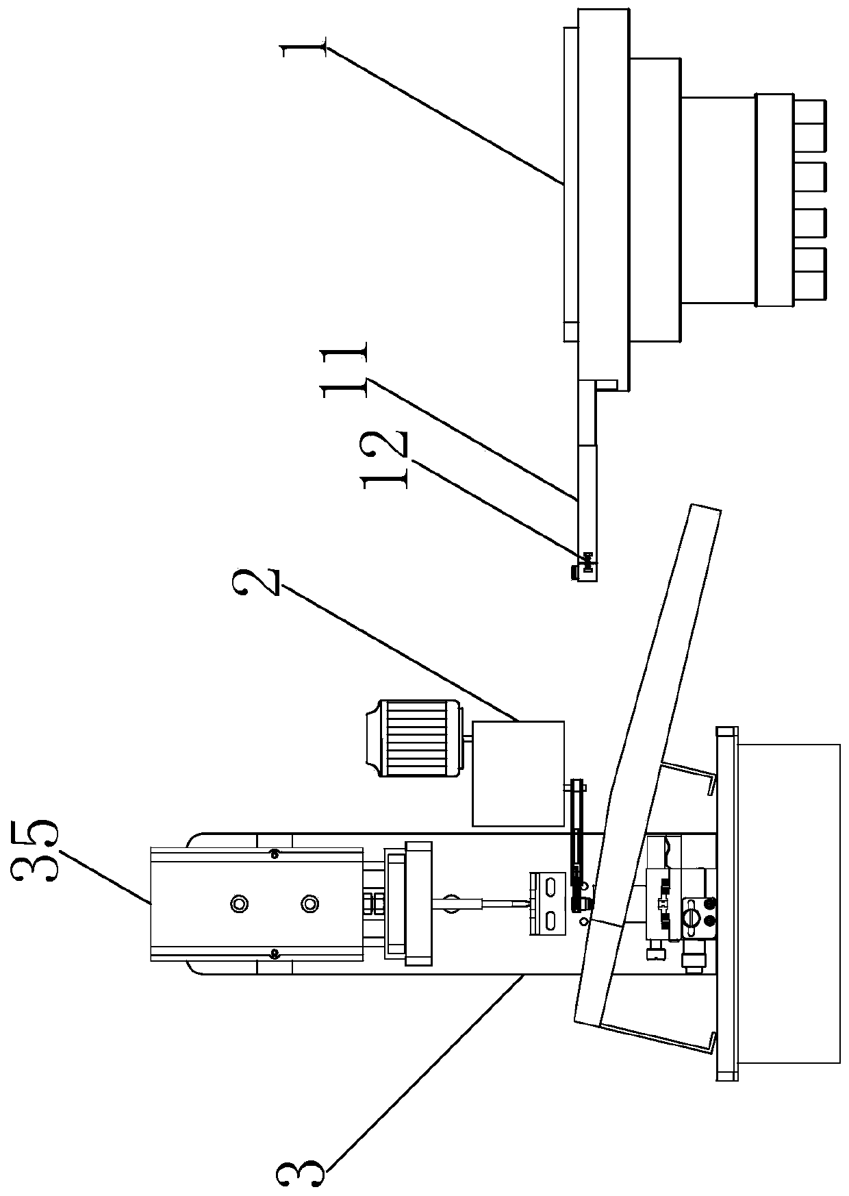 Rubber plug notch automatic line