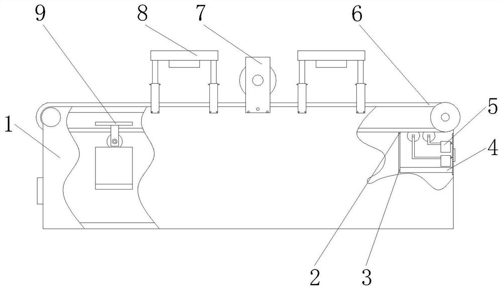 Printing device for cup body