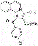Trifluoromethyl pyrrolo isoquinoline derivative and synthesis method thereof