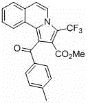 Trifluoromethyl pyrrolo isoquinoline derivative and synthesis method thereof
