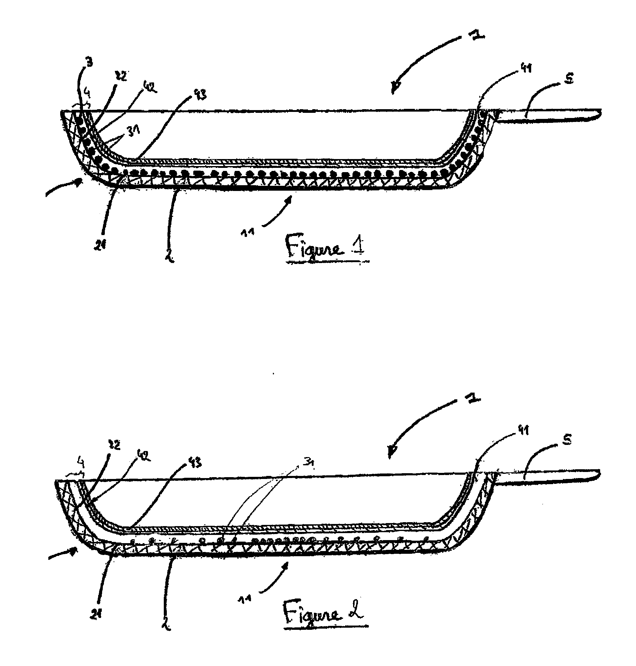 Article with a ceramic coating and method for producing such an article using a laser
