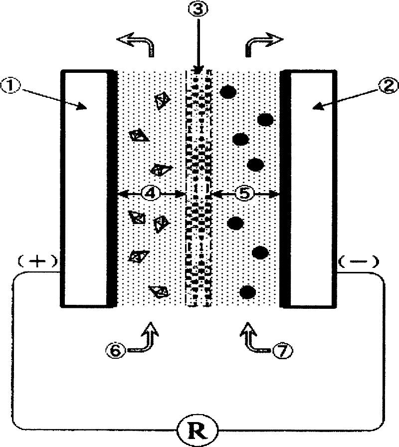 Preparation method of composite current collector and application of composite current collector in lithium ion flow battery