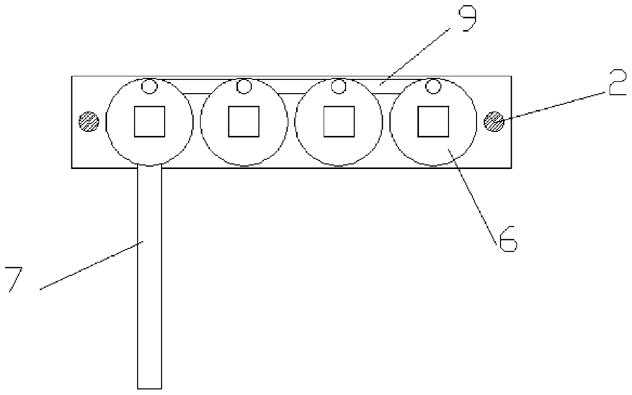 A linked detection device for harmful particles of lubricating grease