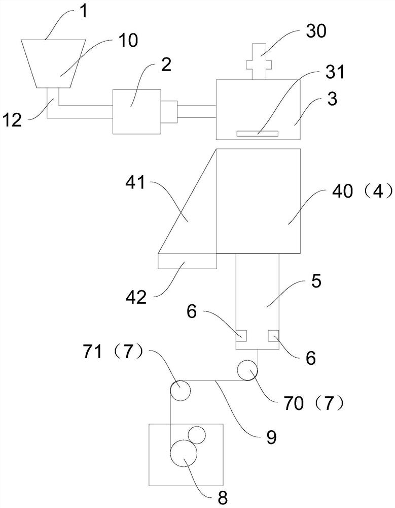 Ultrahigh-speed spinning device for producing HOY