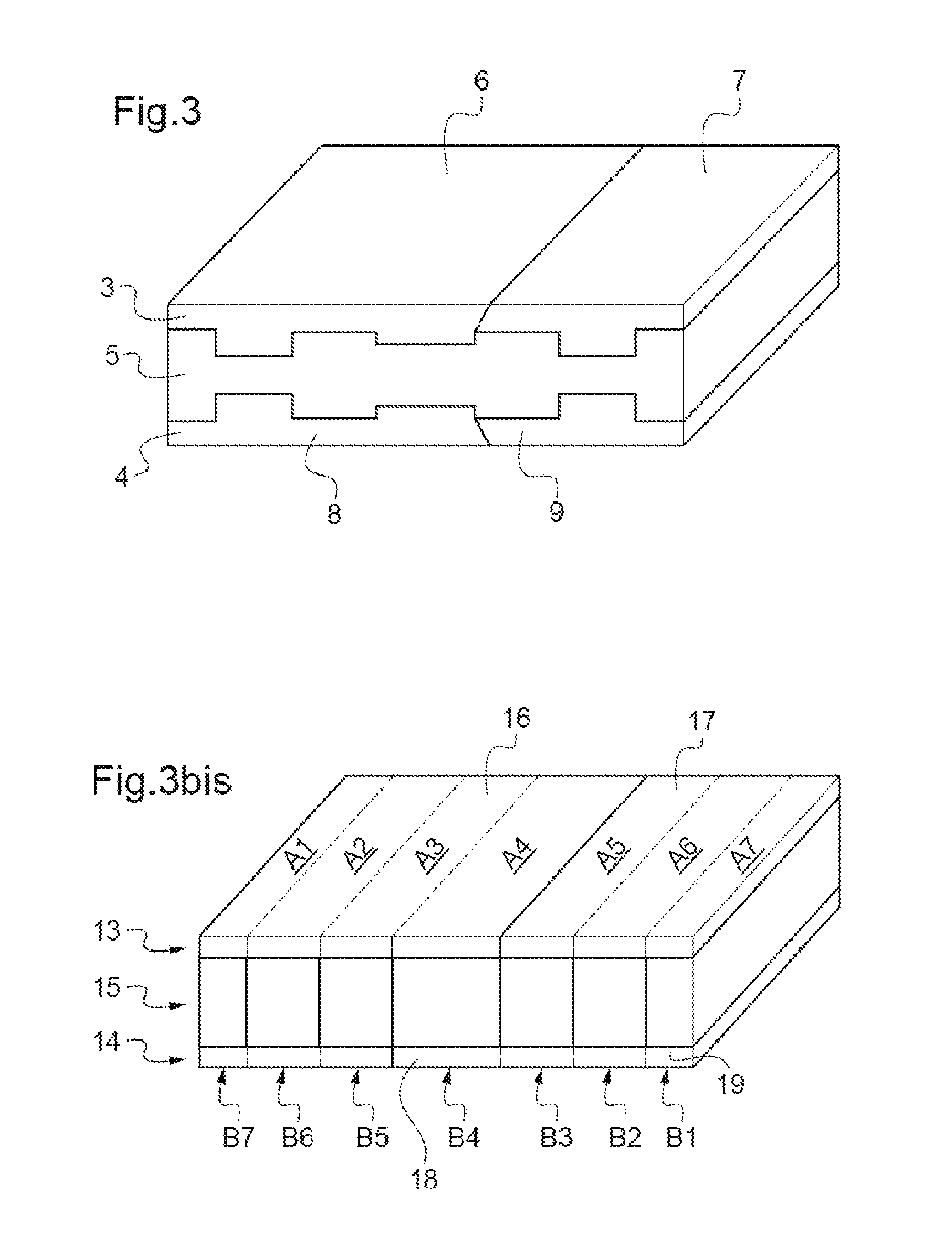 Four-sided reversible bedding element