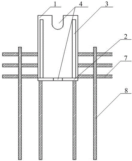 Prefabricated assembly-type concrete outer-hanging wallboard fixing device and installation method