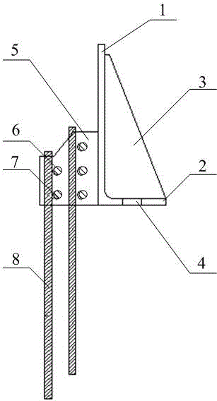 Prefabricated assembly-type concrete outer-hanging wallboard fixing device and installation method