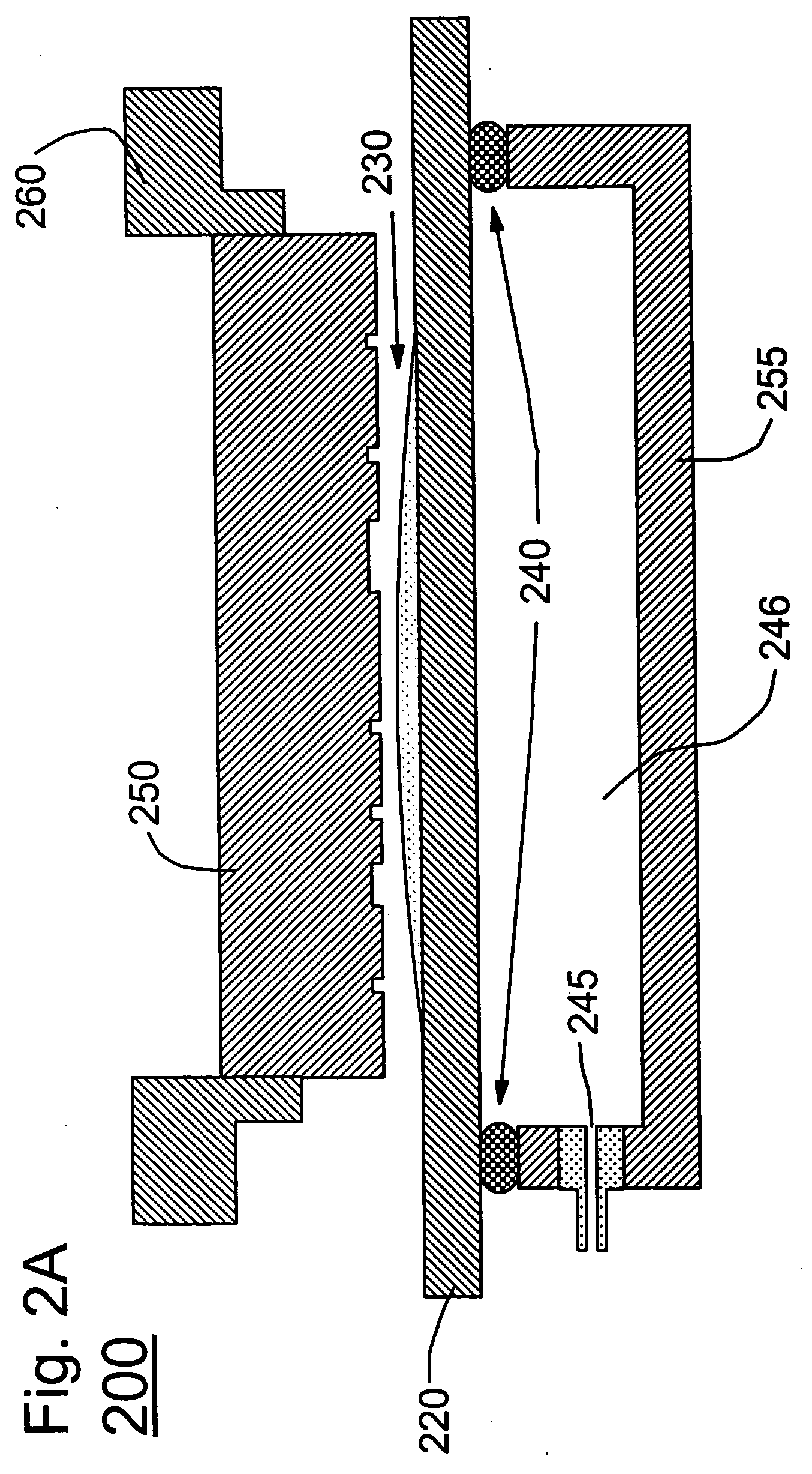 Pneumatic method and apparatus for nano imprint lithography