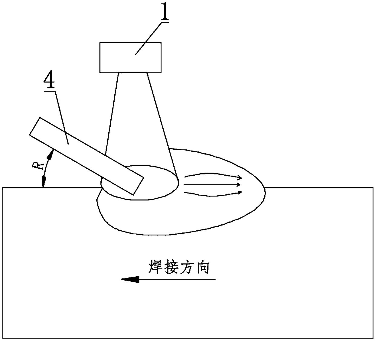 High-speed laser brazing method for automobile ceiling