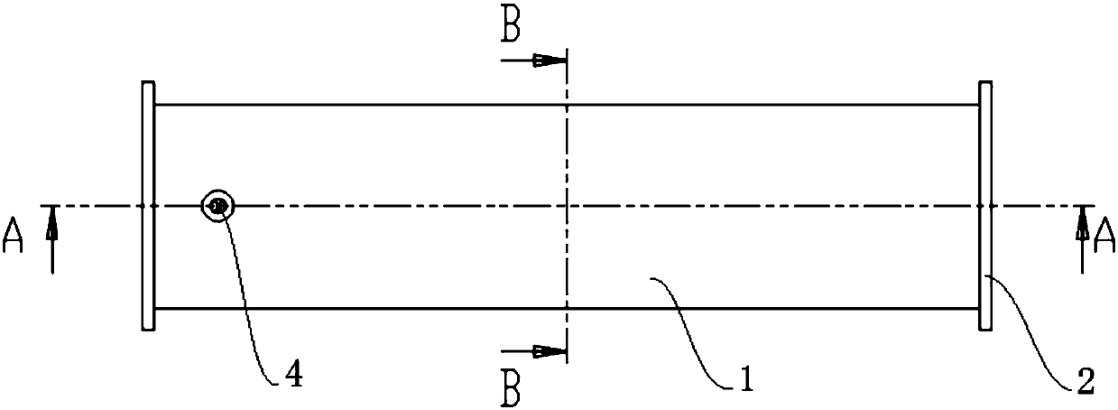 Vacuum type liquid heating conveying pipeline