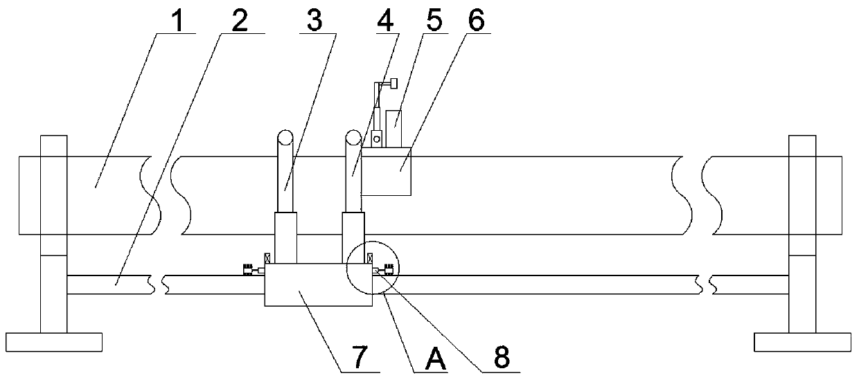 A pressure-bearing pipeline sealing device