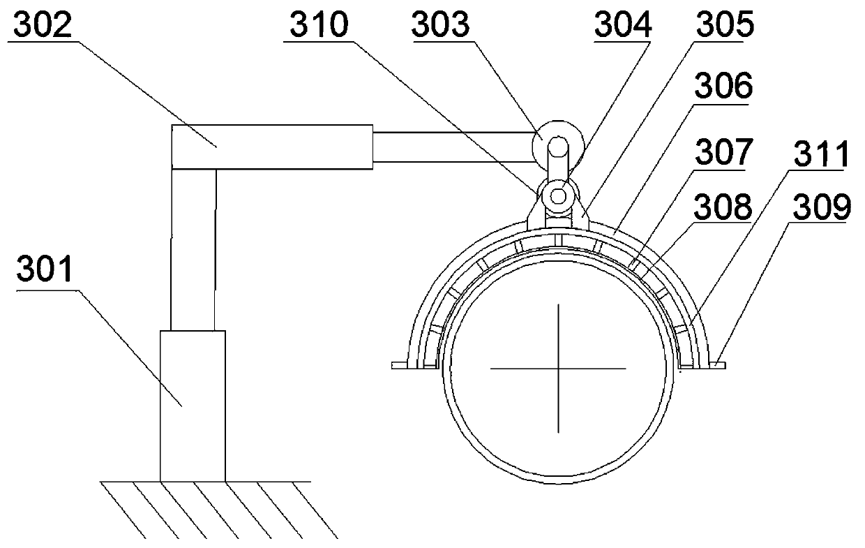 A pressure-bearing pipeline sealing device