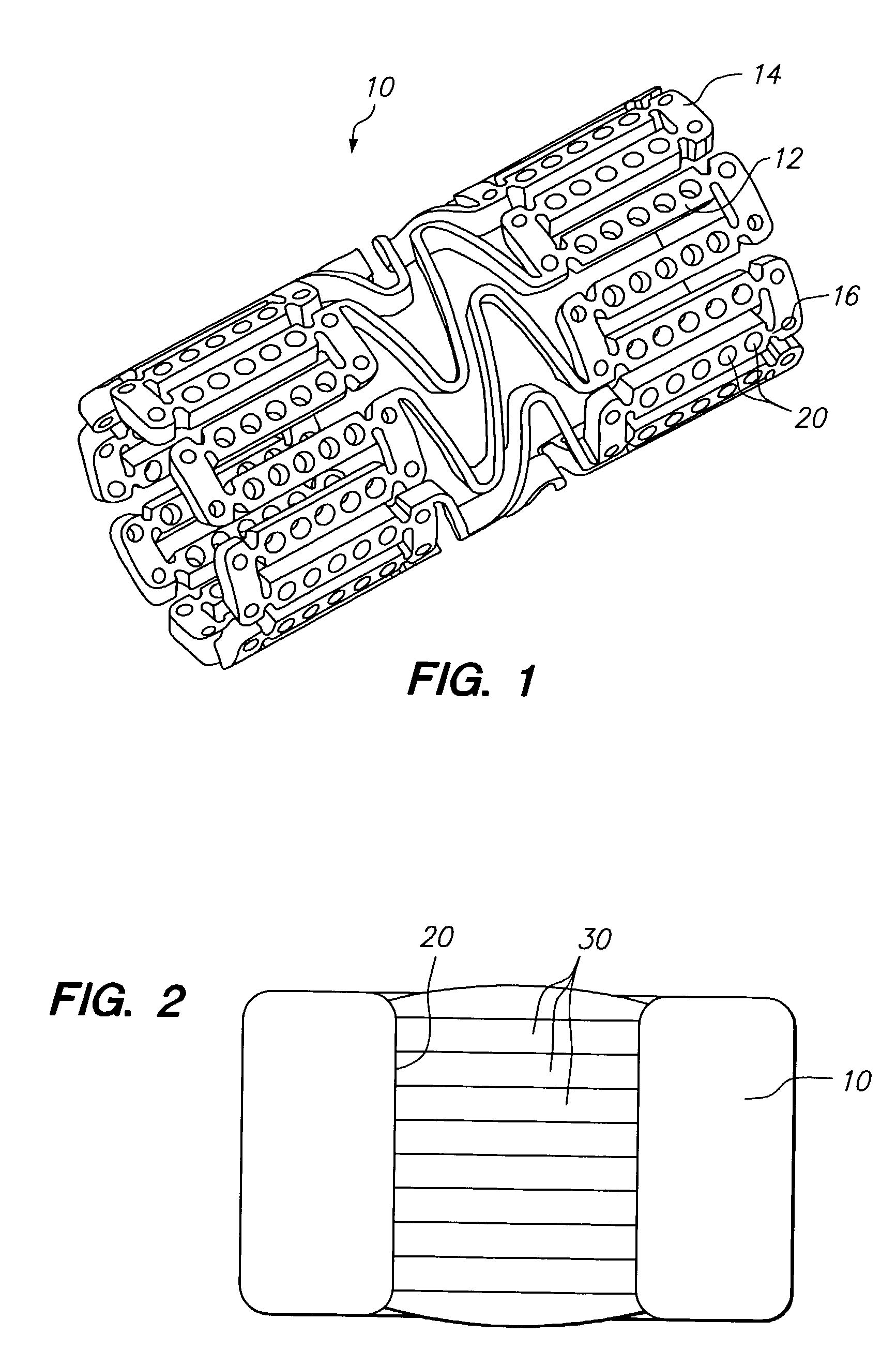 Implantable medical device with drug filled holes