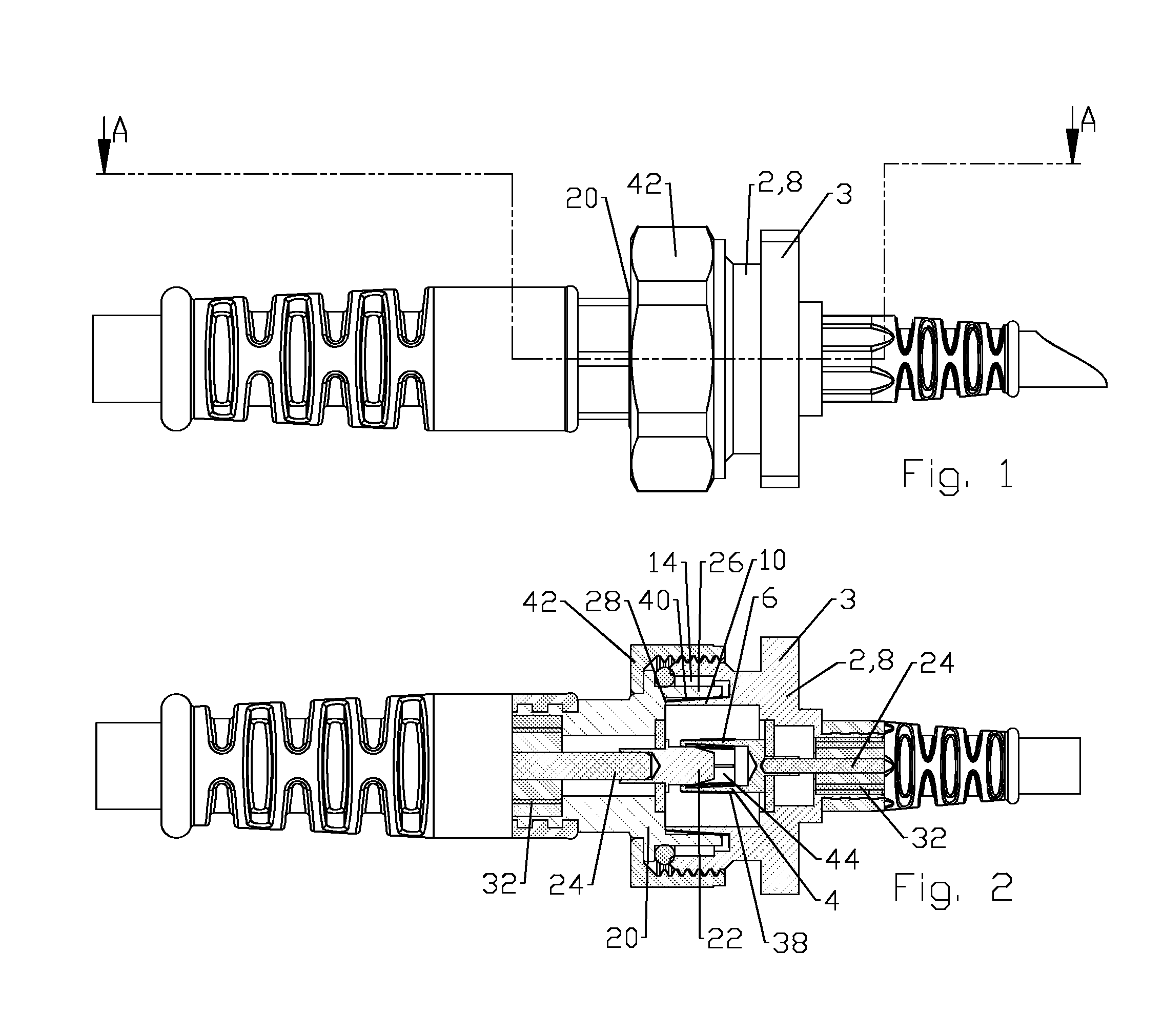Dual connector interface for capacitive or conductive coupling