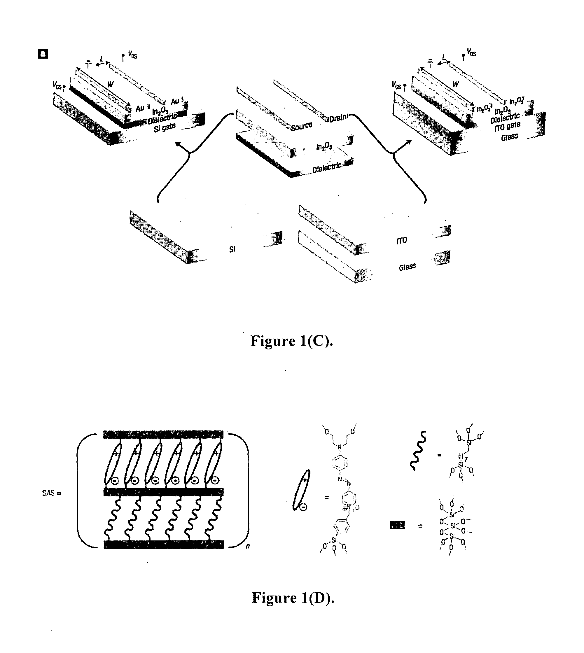 Inorganic-organic hybrid thin-film transistors using inorganic semiconducting films