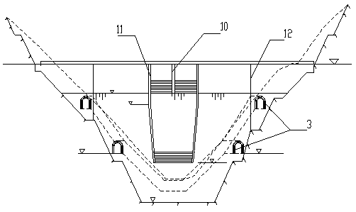 Detachable gravity dam and construction and dismounting method thereof