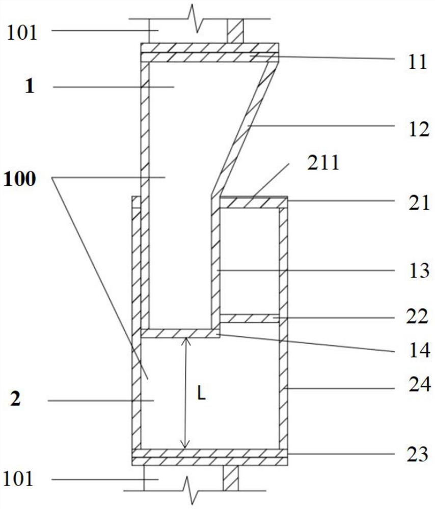 Annular yielding supporting structure for yielding supporting of tunnel and yielding method