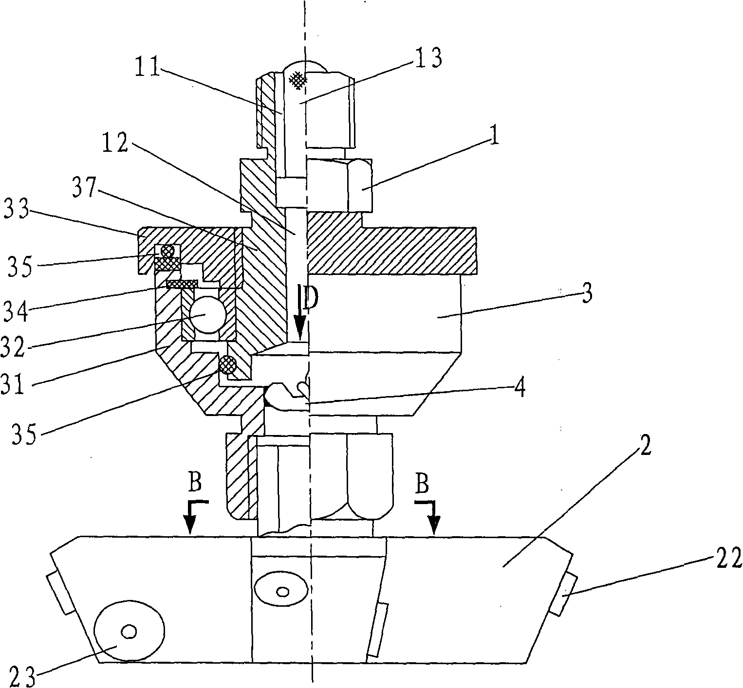 Self-driving rotary dispensing device