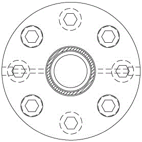 An ecological wood foam extrusion die with a return-shaped core