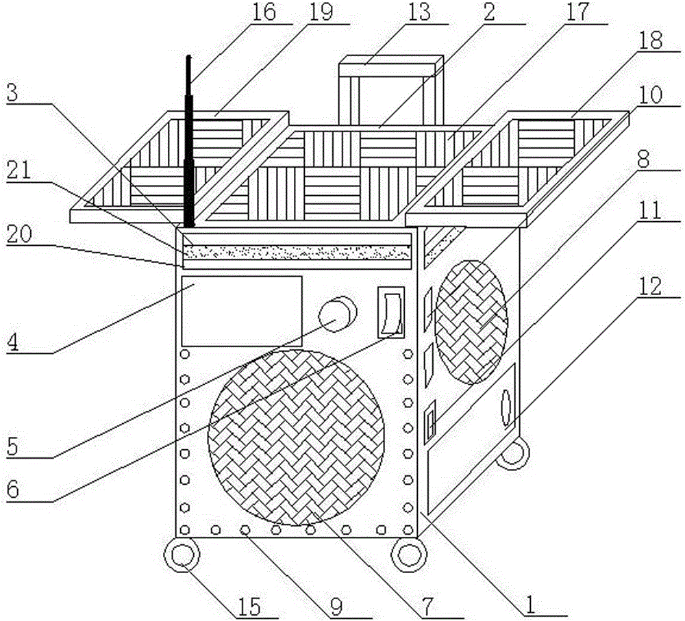 Portable outdoor sound box