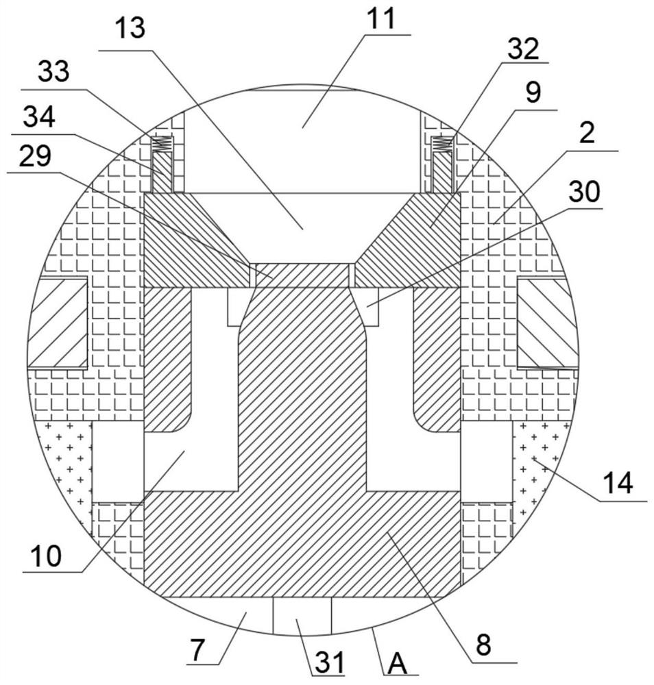 Bidirectional extrusion forming die