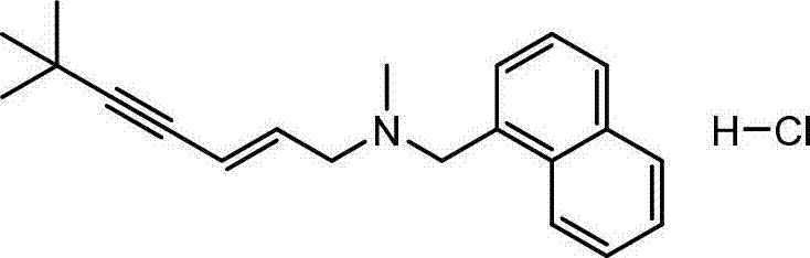 Preparation method of terbinafine hydrochloride