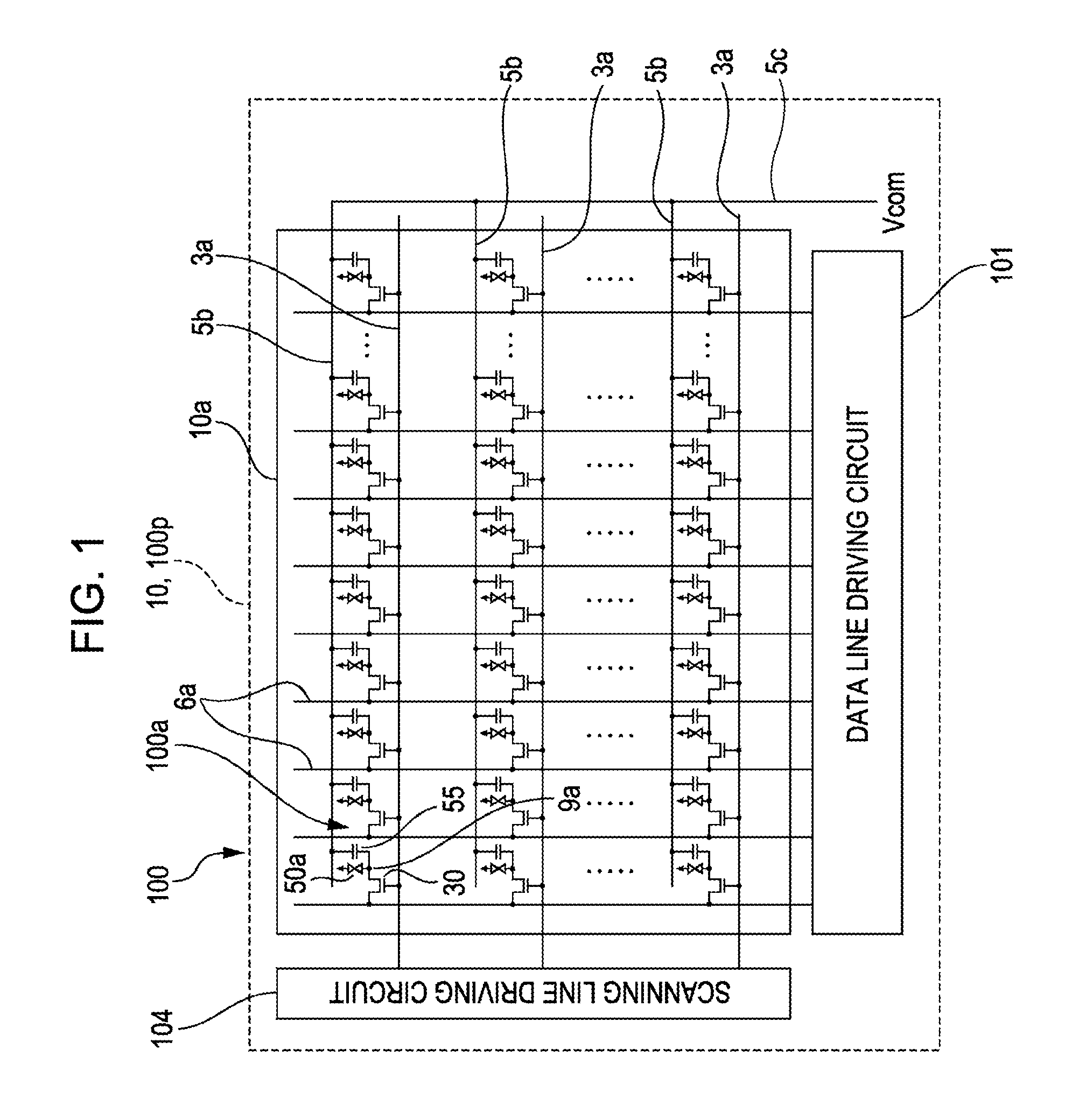 Electro-optic device and projection-type display apparatus