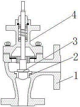 Pneumatic regulating valve used for mechanical manufacturing