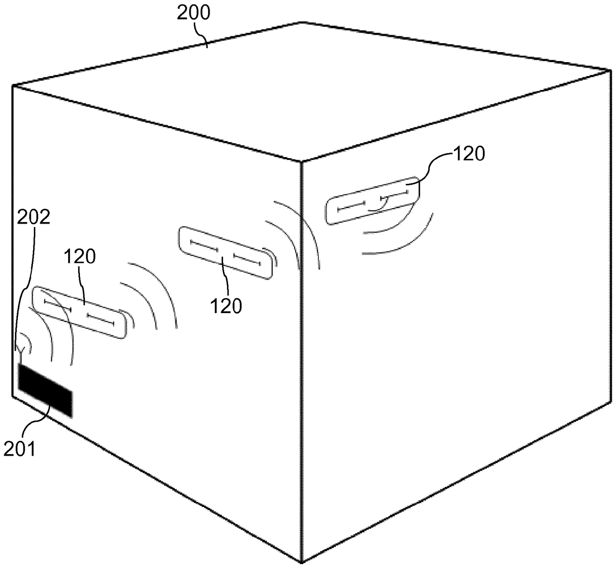 Hf transmission path in a domestic appliance