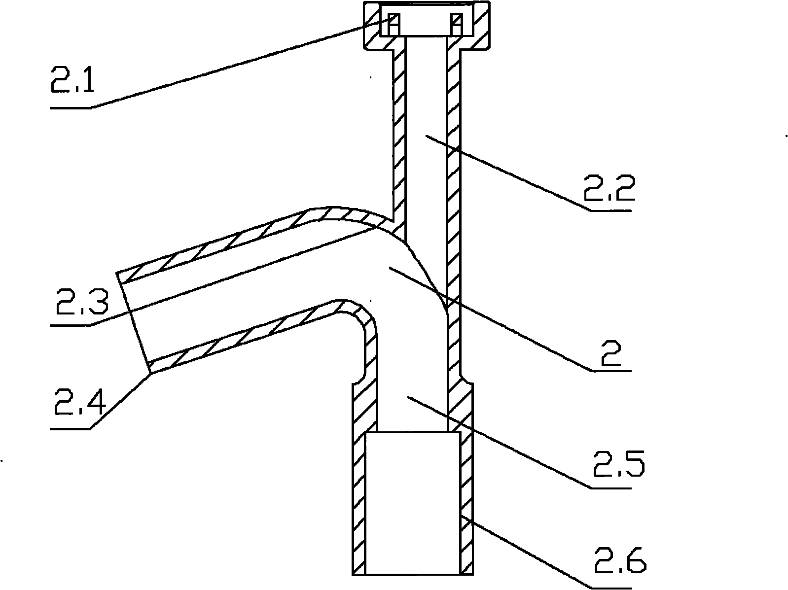 High-efficiency calculus-removing expansion sheath of percutaneous nephroscope