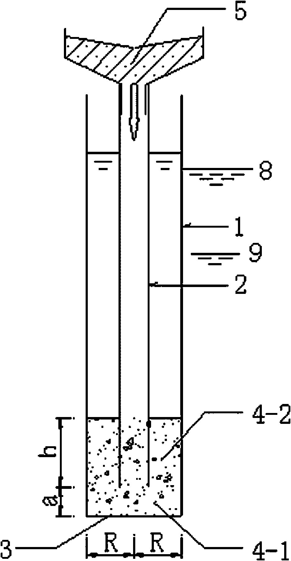 Method for pouring underwater cast-in-situ bored pile