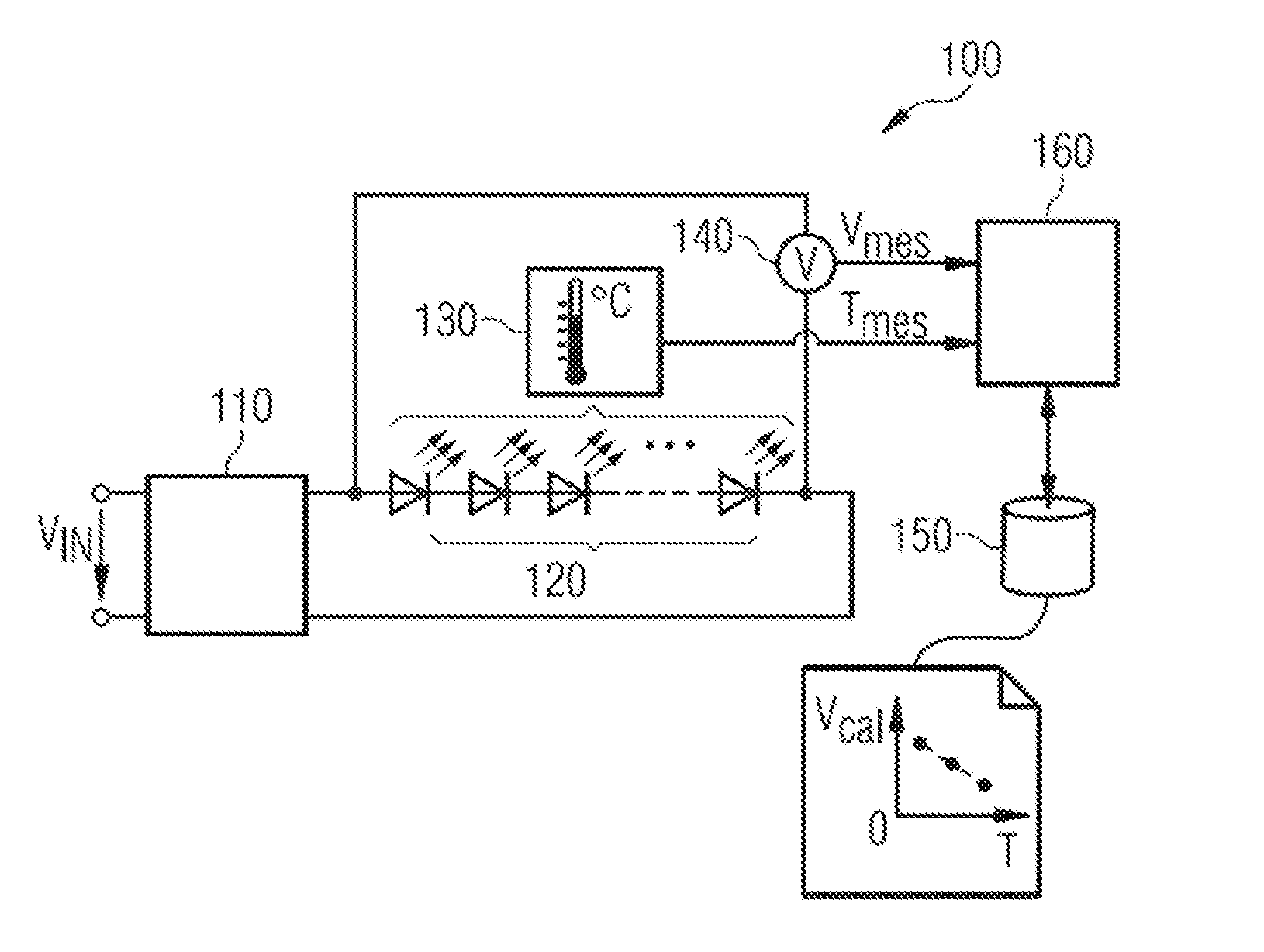 Device and method for detecting a short-circuited light-emitting diode in a light device of a motor vehicle
