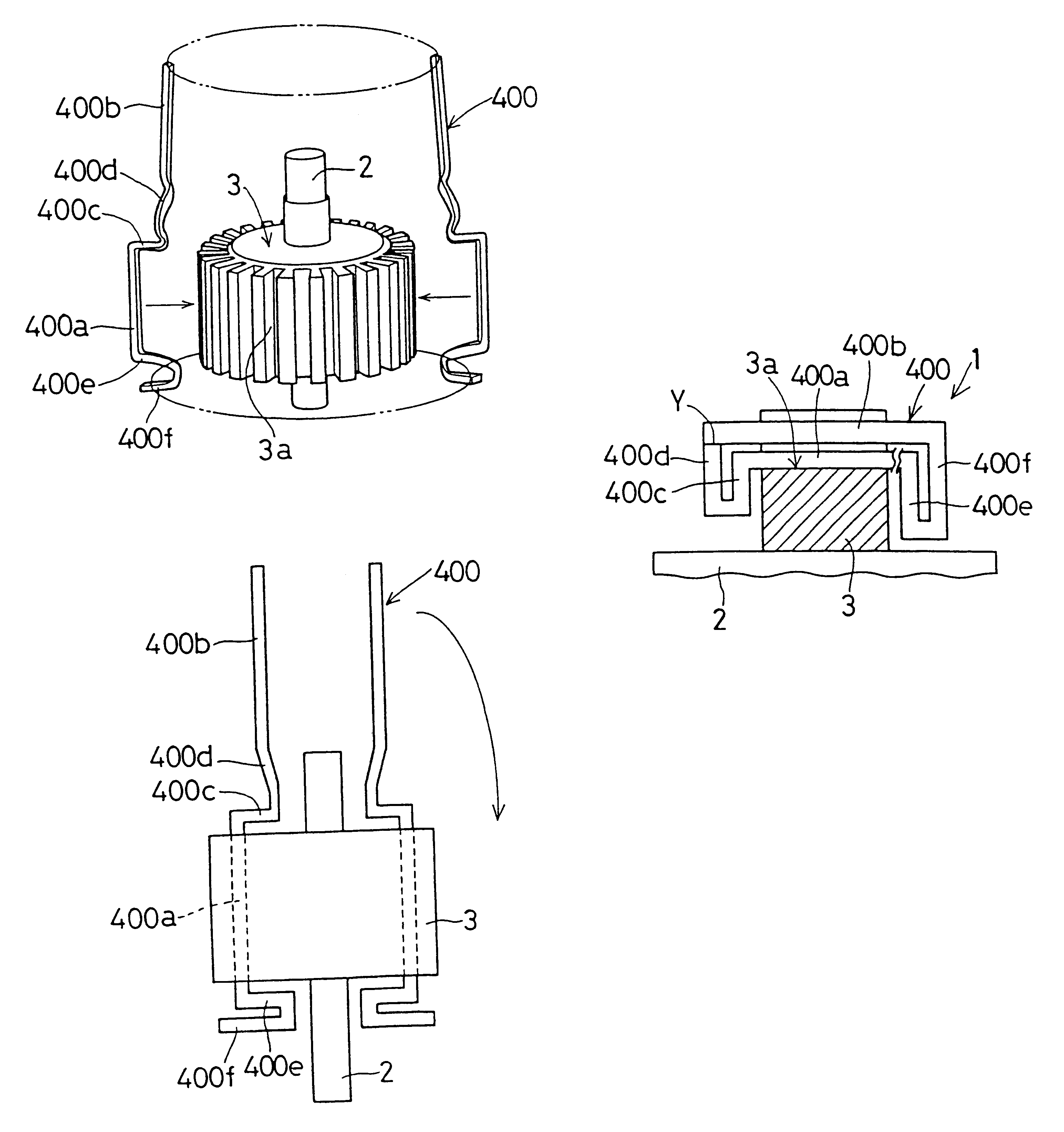 Rotor production method including assembling a slot insulator and coil trunk into a set prior to insertion into an armature core
