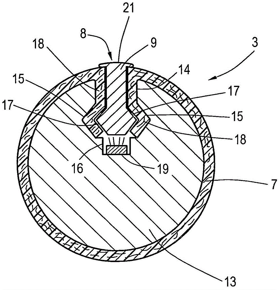 Arrangement for covering parts, parts and motor vehicles