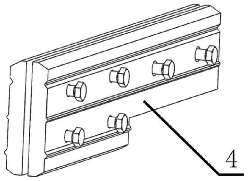 A catenary device at a crossover line