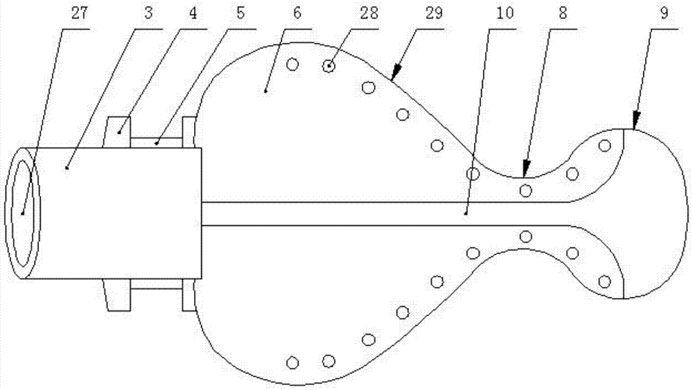 Intraoral support device for dental surgery