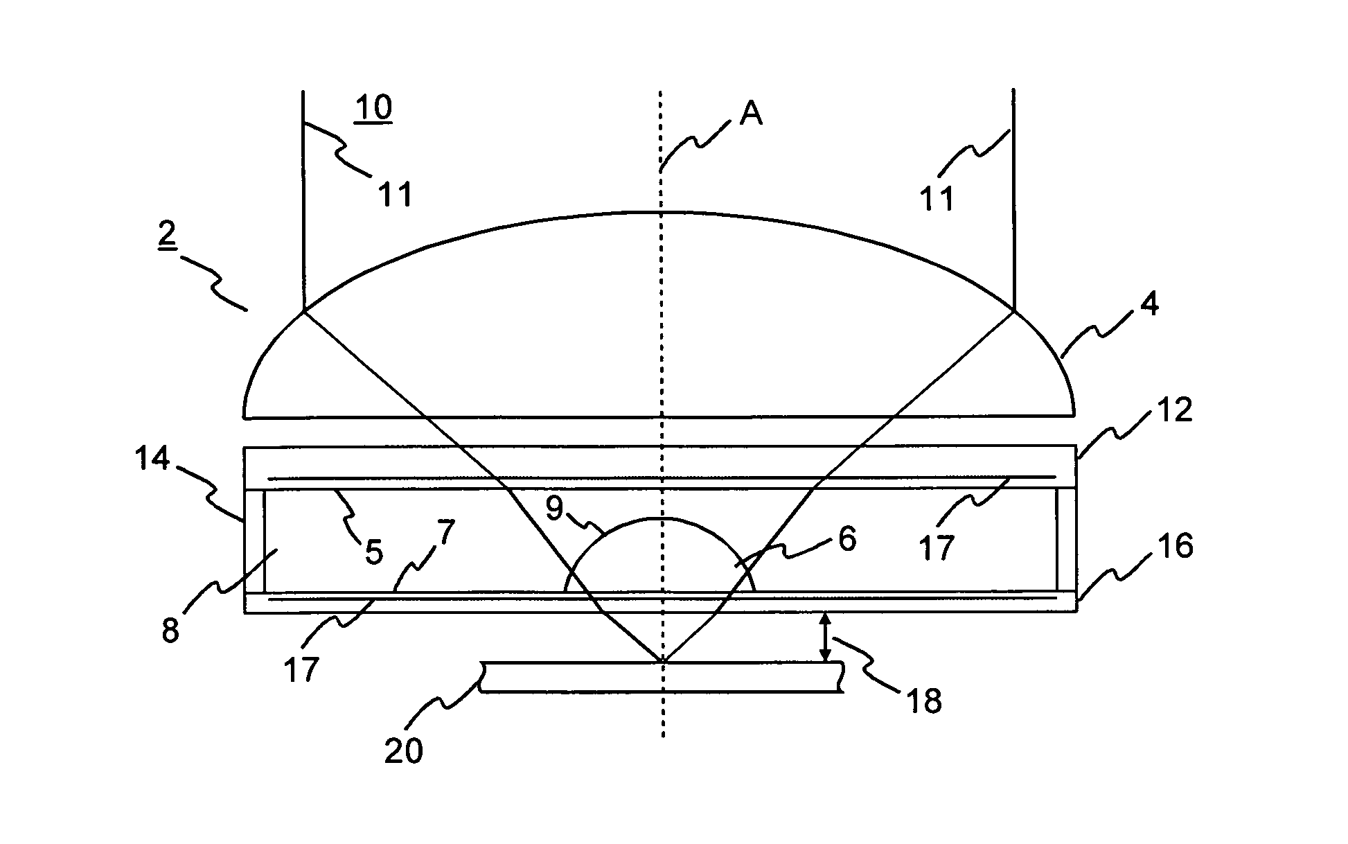 Objective lens and optical data storage apparatus comprising the objective lens