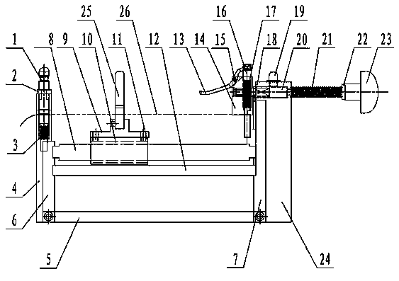 Detection device for dimensions of yarns, cotton threads and centre lines of zippers