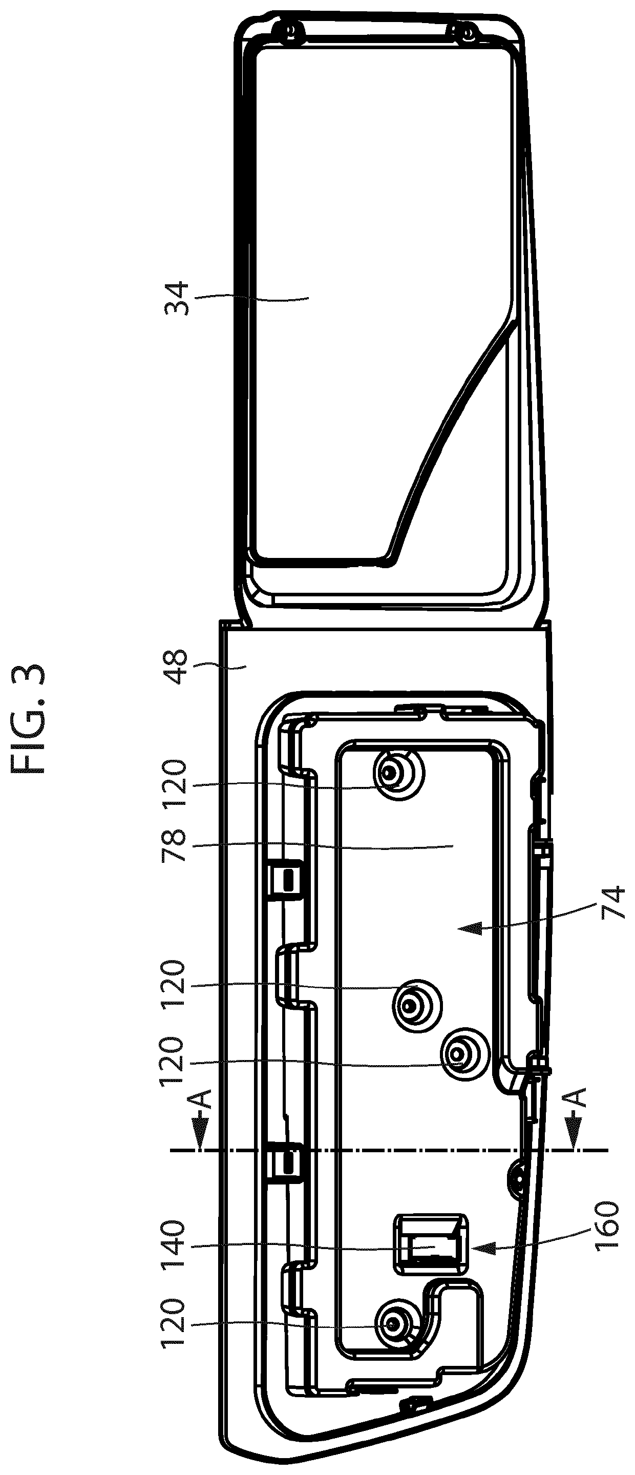 Household appliance with an electronic board and method for manufacturing a household appliance