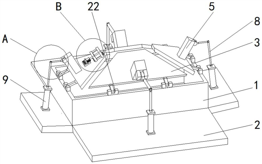 An adjustable oil mist separator welding mechanism