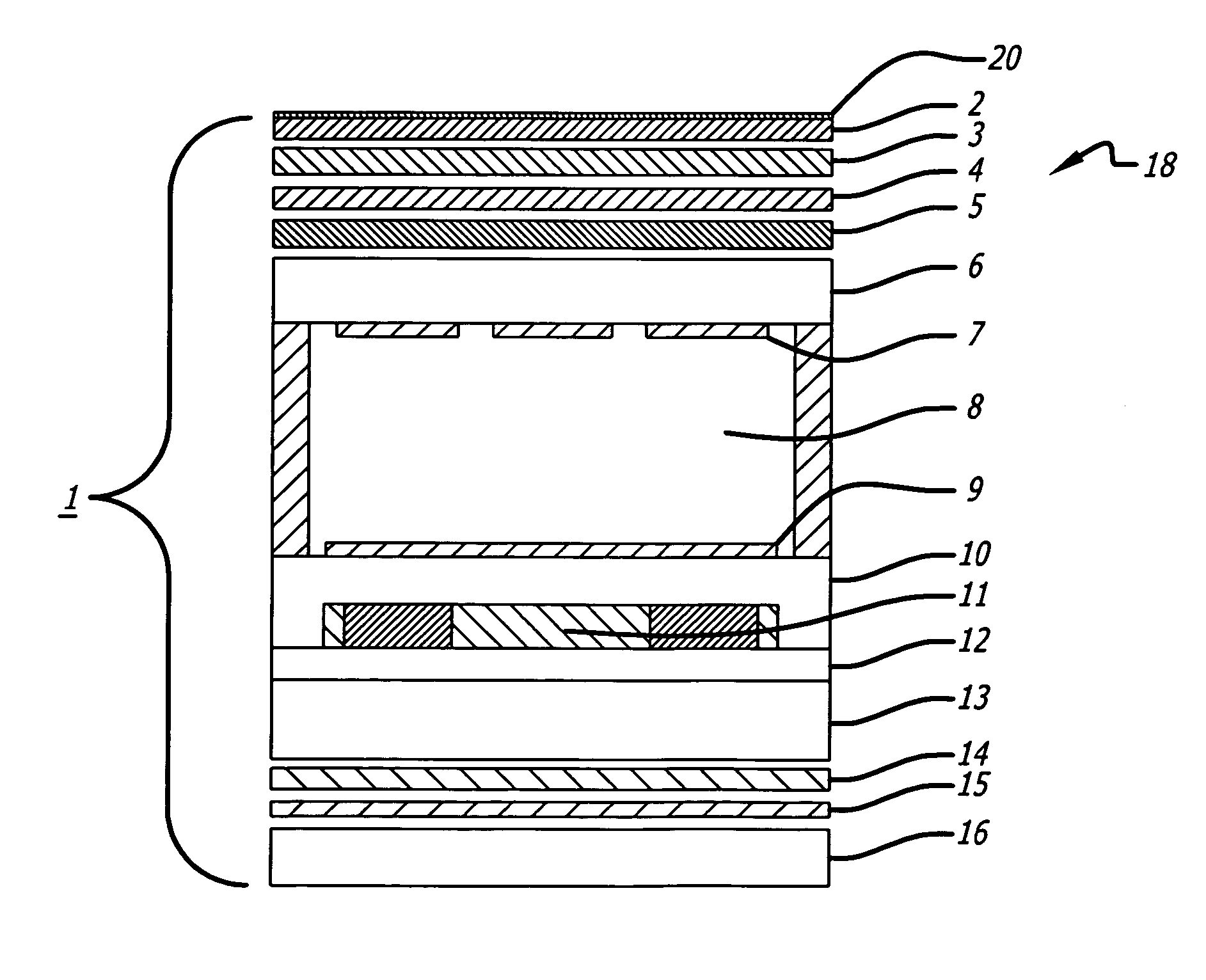 Method and device to enhance the readability of a liquid crystal display through polarized lenses