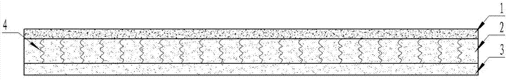 Reinforced cement machine-made board with three-dimensional cavity fiber structure and production method of board
