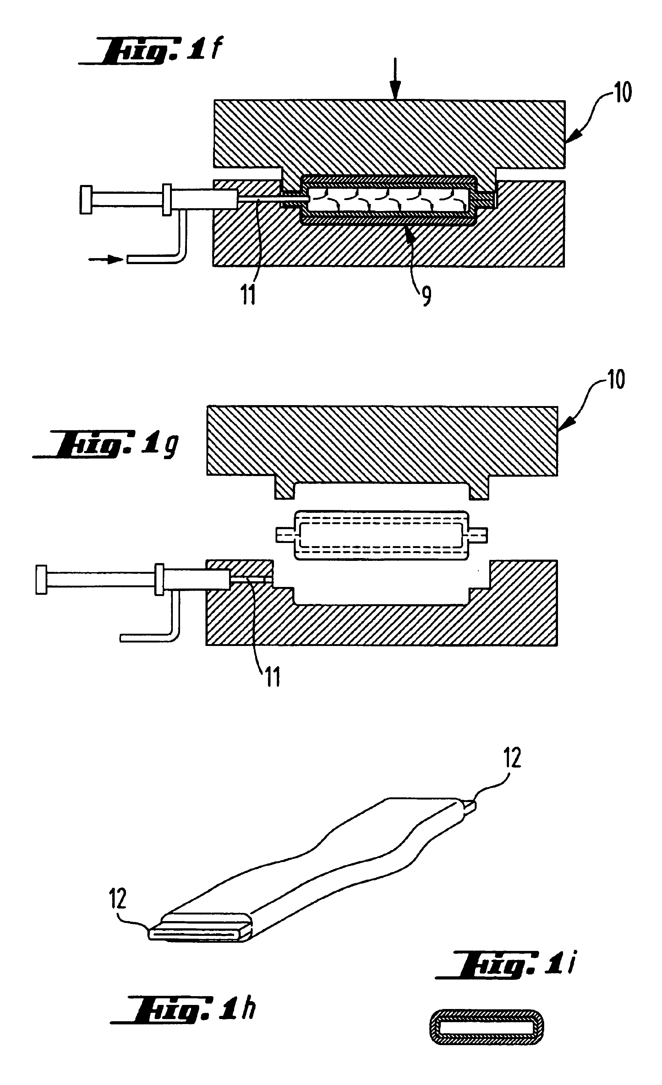 Hollow composite products and method for making same