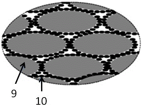 A method for preparing micro-nano composite structure coating by liquid material plasma spraying