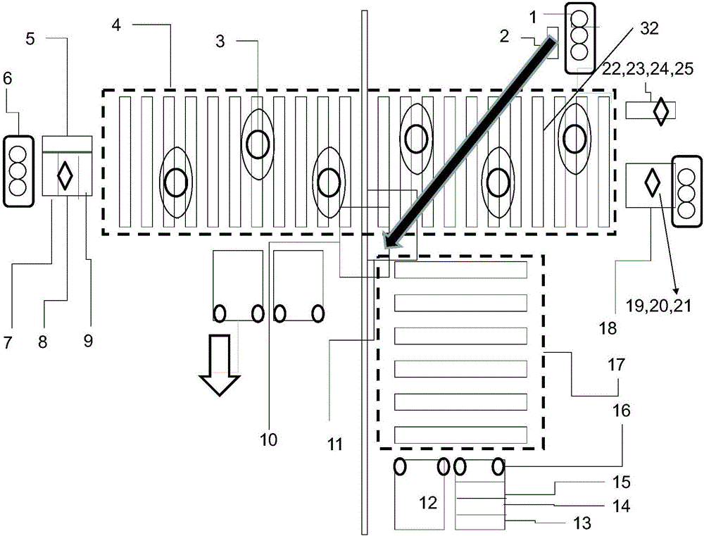 LED/LD photo-communication-based crosswalk line and design method thereof