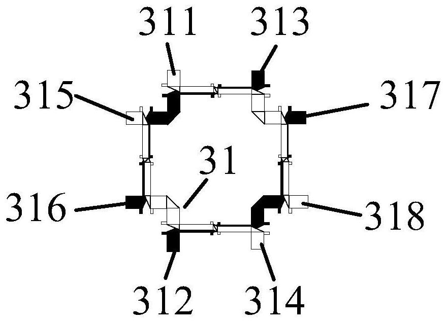 Planar 16*16 broadband Butler matrix feed network